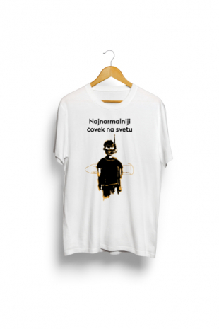Majica „Najnormalniji čovek na svetu“ – kratki rukav, L