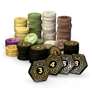 Društvena igra - Neboderi (drveni tokeni)