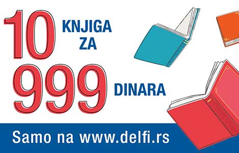 akcija 10 knjiga za 999 dinara samo na sajtu www delfi rs laguna knjige
