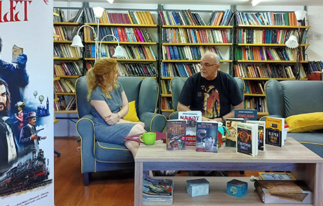 pisac i prevodilac goran skrobonja gostovao u biblioteci u kostolcu laguna knjige