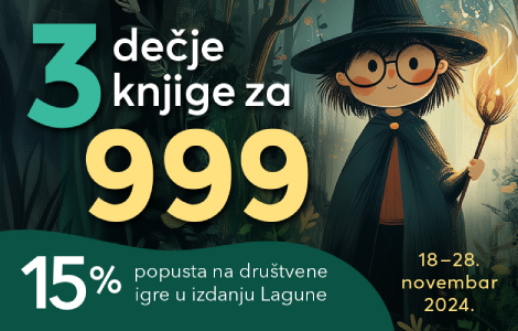 najbolji naslovi za decu na akciji 3 za 999 od 18 do 28 novembra 2024  laguna knjige