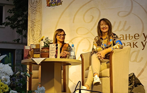  zmajeva žena predstavljena vranjanskoj čitalačkoj publici laguna knjige