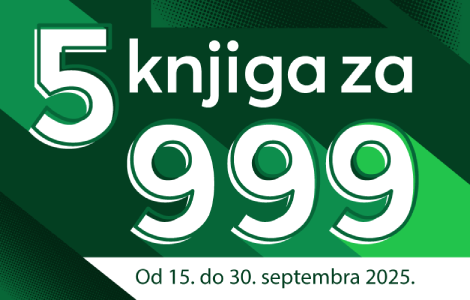 akcijama nikad kraja 5 za 999 u svim delfi knjižarama i na delfi rs laguna knjige