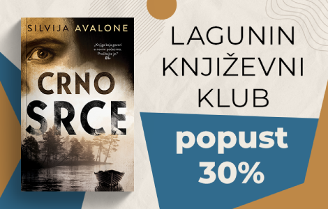  crno srce u okviru laguninog književnog kluba u oktobru popust 30  laguna knjige