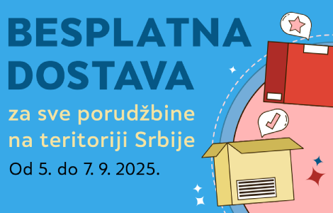 besplatna isporuka od 5 do 7 septembra 2025 samo preko laguna rs, delfi rs i dicearena rs laguna knjige
