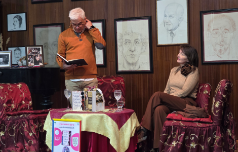 ana atanasković predstavila svoj celokupni književni rad čitaocima u ljigu laguna knjige