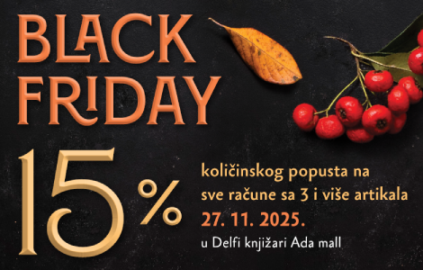 počinje black friday vikend u knjižari tc ada mall popusti već od četvrtka  laguna knjige