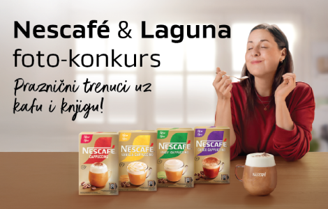 nescafé laguna foto konkurs praznični trenuci uz kafu i knjigu laguna knjige
