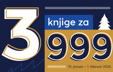 akcija 3 za 999 od 19 januara do 1 februara 2026  laguna knjige