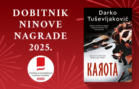  karota darka tuševljakovića ovenčana 72 ninovom nagradom  laguna knjige