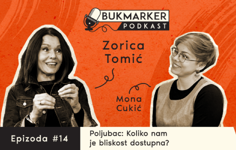 bukmarker podkast, ep 14 zorica tomić poljupcem protiv haosa laguna knjige