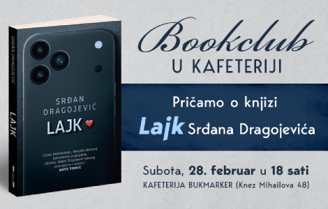 novo bookclub druženje u kafeteriji bukmarker u knezu razgovor o romanu lajk srđana dragojevića laguna knjige