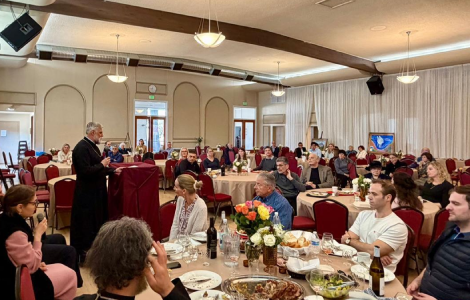 promocija knjige ,,jedni drugima potrebni mitropolita grigorija u saratogi laguna knjige