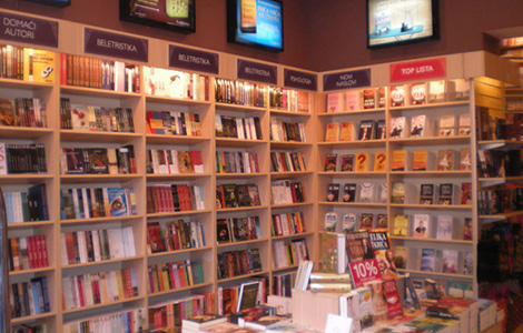 otvorena knjižara delfi u kraljevu laguna knjige